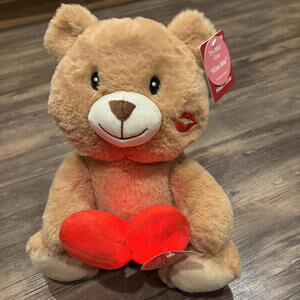 Valentine’s Gift Musical Teddy Bear “KISS ME” Animatronics Sound and Light